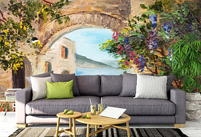 Provence Fototapeta Maľovaná ulička 1099